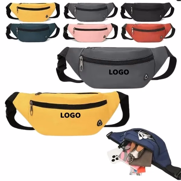 Two Zipper Crossbody Bag