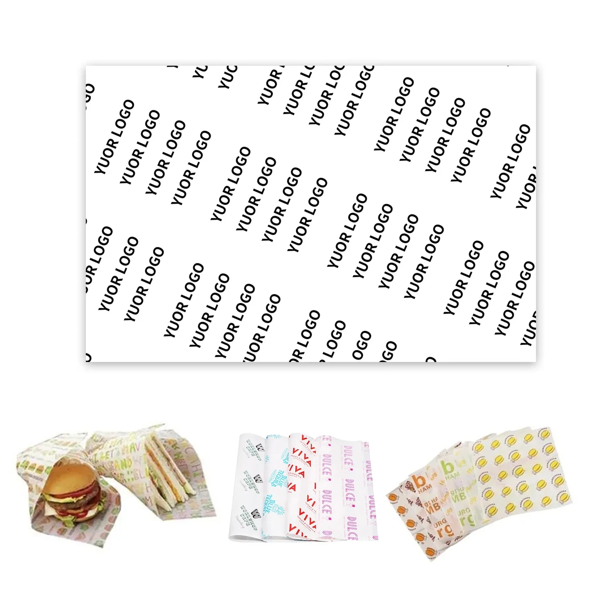 Greaseproof Hamburger Paper 12inch 1