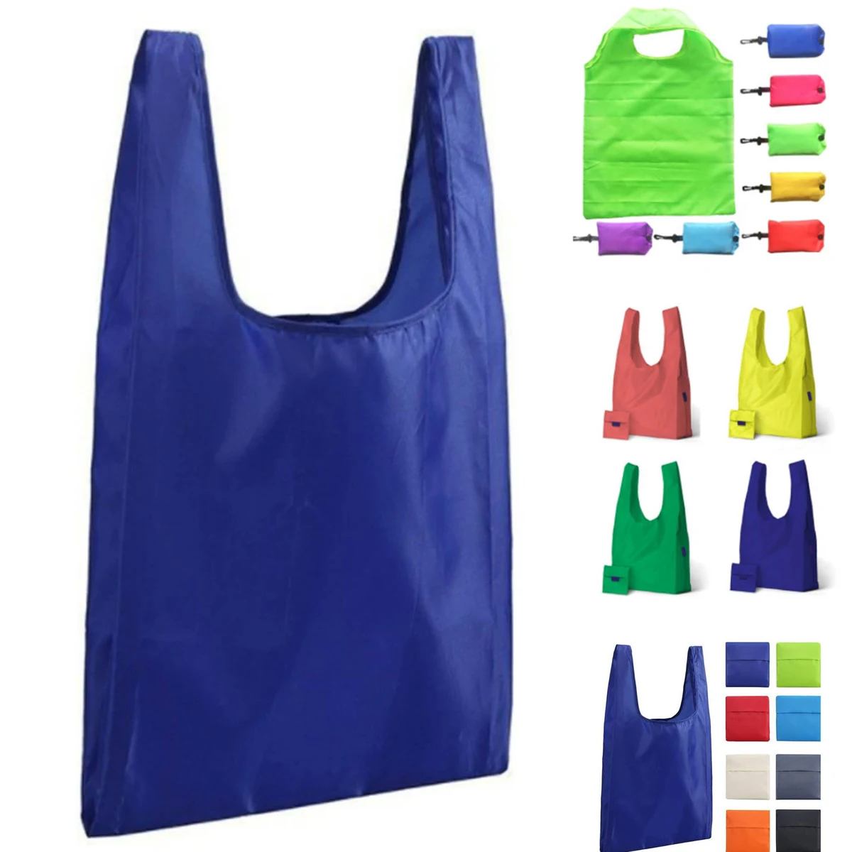 Foldable Grocery Shopping Tote with Pouch 1