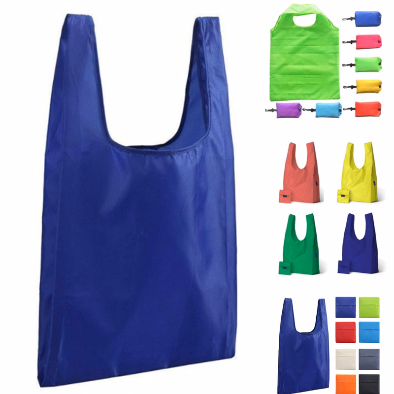 Foldable Grocery Shopping Tote with Pouch