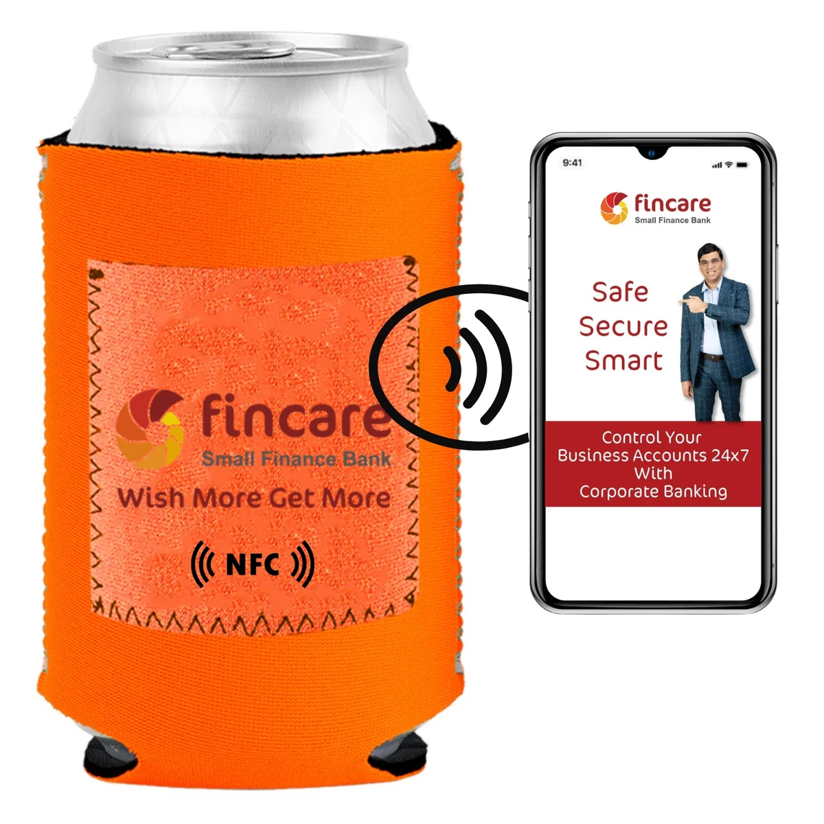 Magic'Tap NFC Can Cooler Koolie w/ Patch 1
