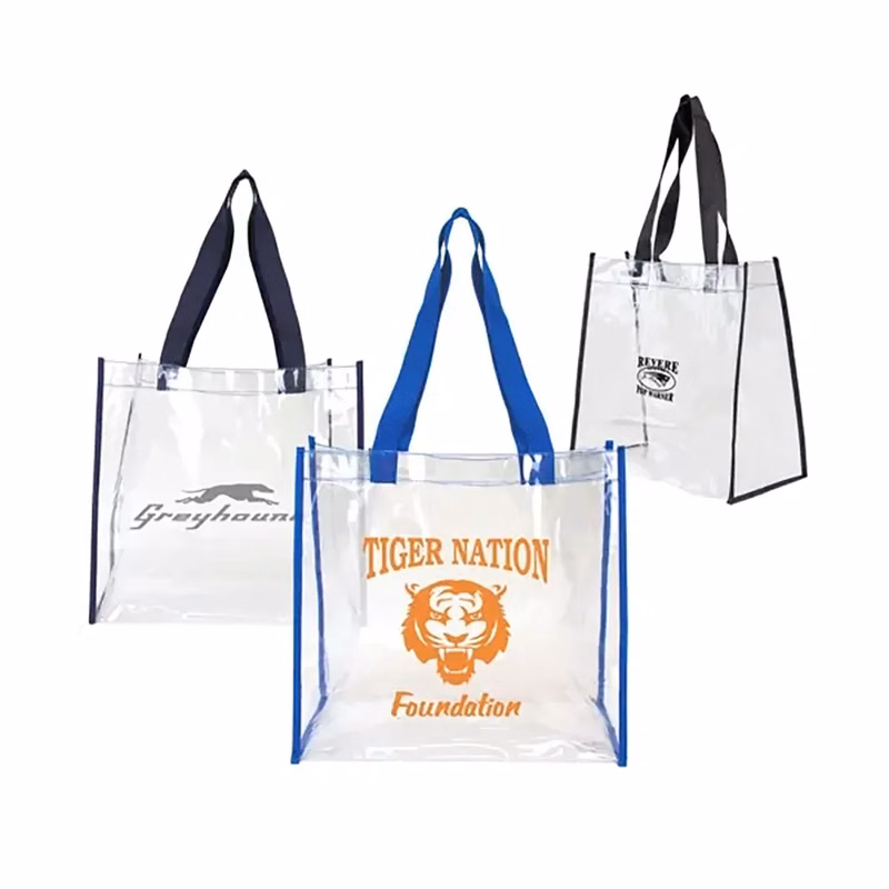 Transparent Promo Tote PVC Shopping Bag