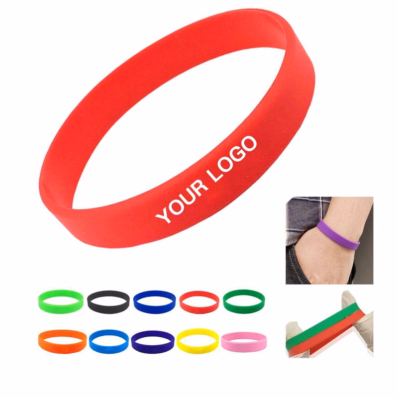Silicone Wristband Soft Flexible for Promotions