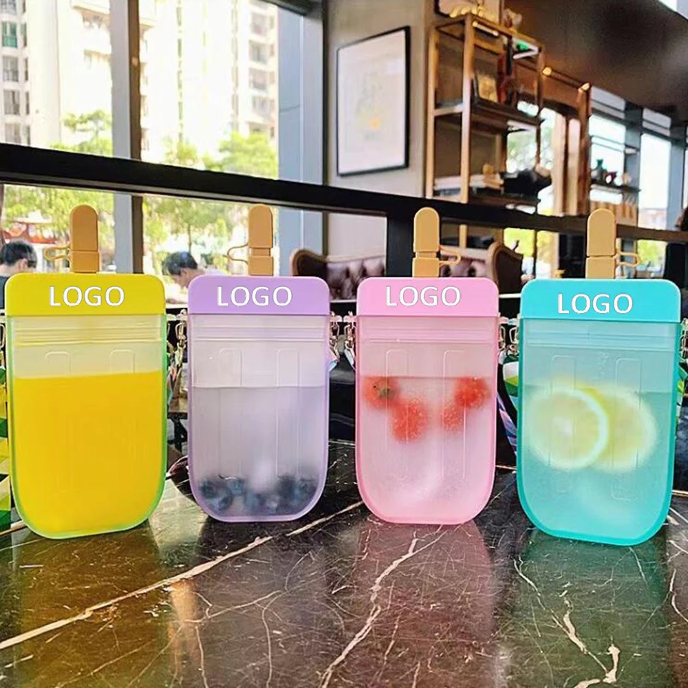 Plastic Cute Water Bottle with Straw 1