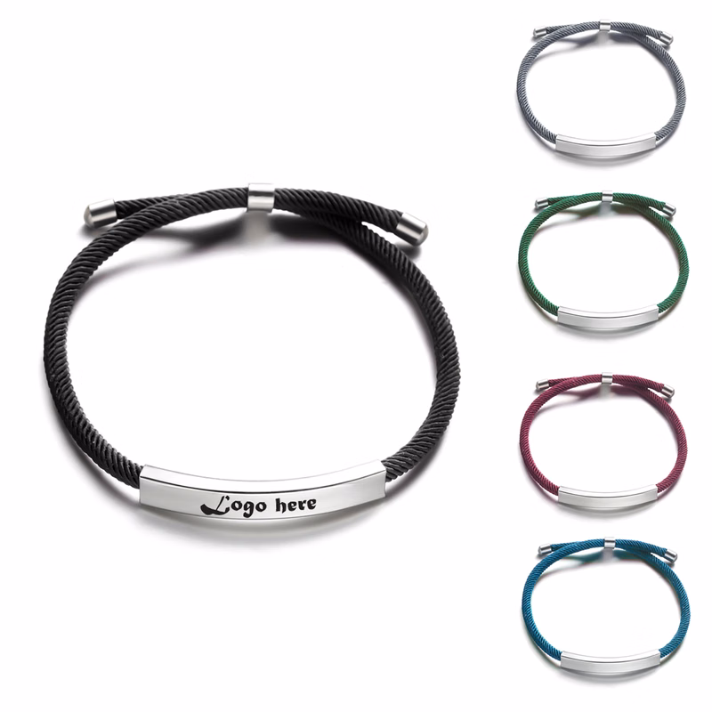 Customized metal braided bracelets