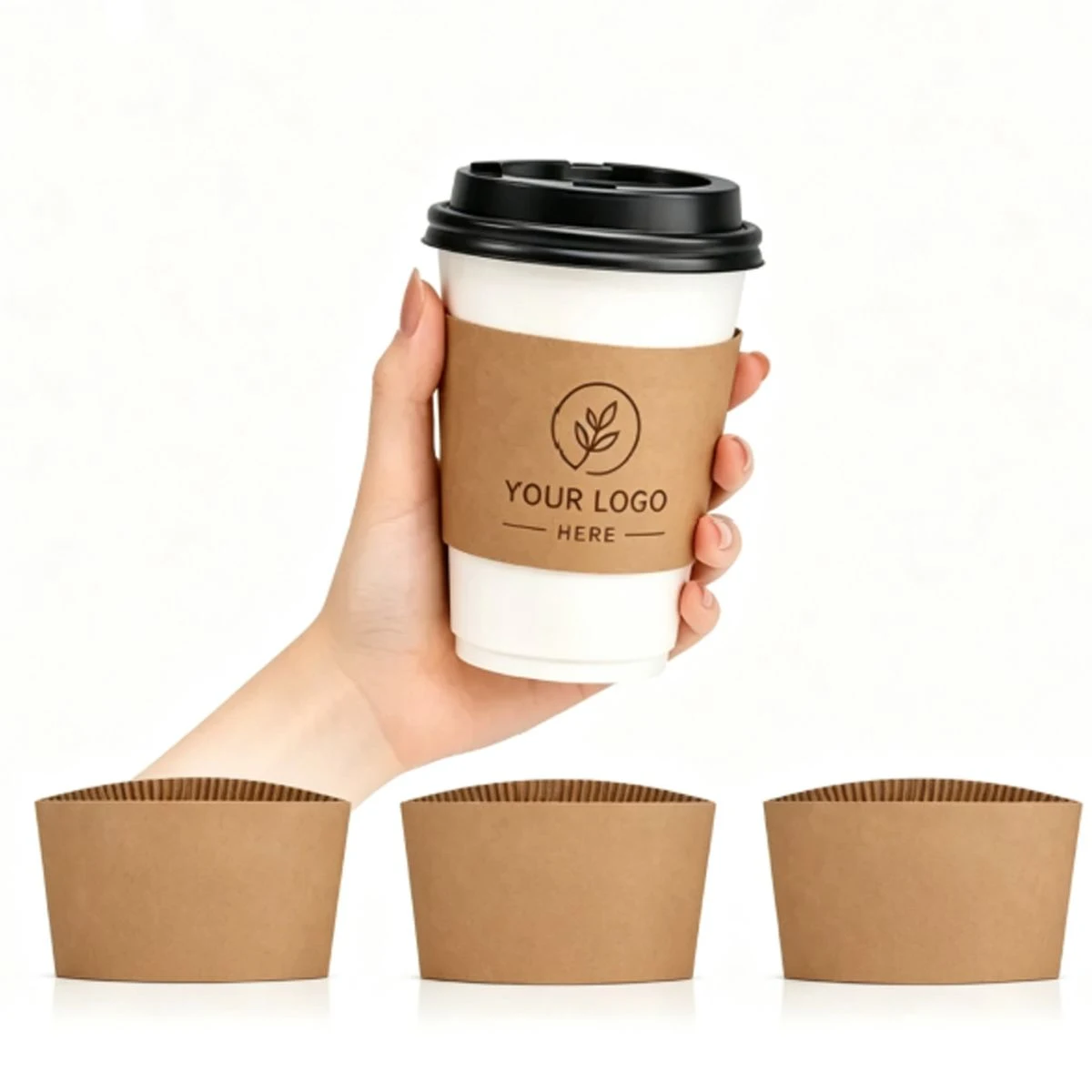 Disposable Coffee Cup Sleeve 1