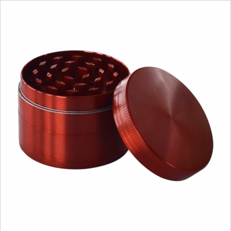 Premium Aluminum Alloy Herb Grinder 2.45 Inches 4 Piece Metal Grinder with Pollen Catcher