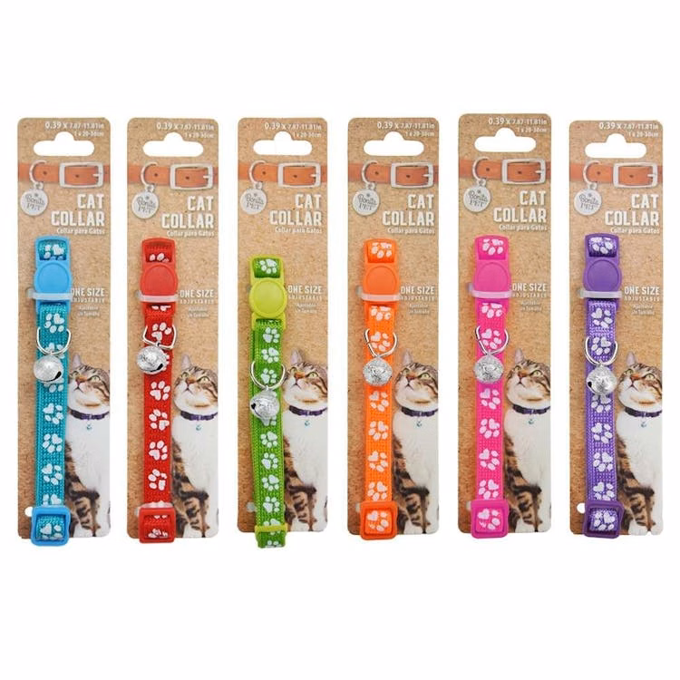 Cat Collars with Bell - Assorted Colors One Size