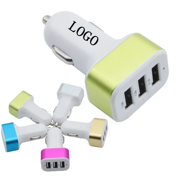 3 Port USB Car Charger 1
