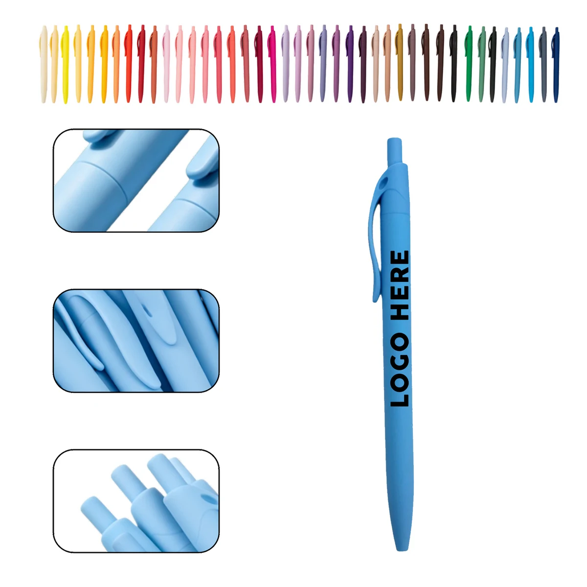 Matte Grip Plunger Pen 1