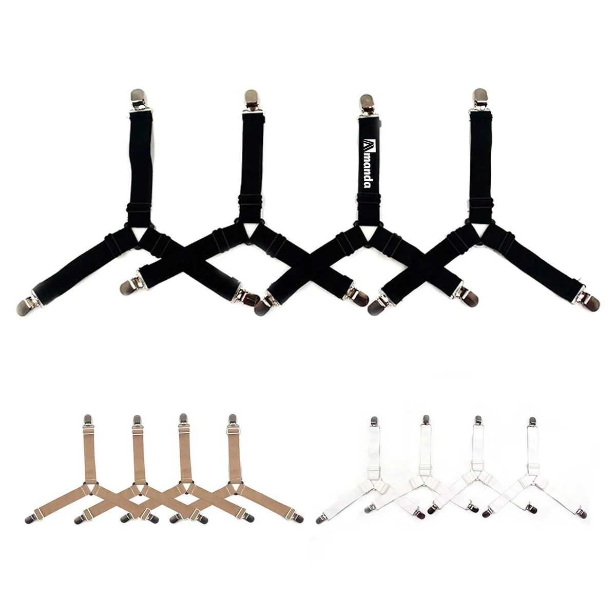 3-Way Bed Sheet Holder Strap 1