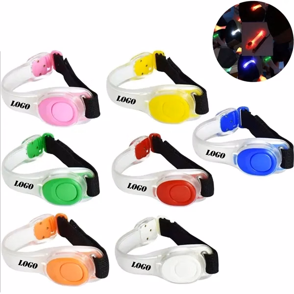 Outdoor LED Light-Up Wristband for Outdoor, Fitness and Travel