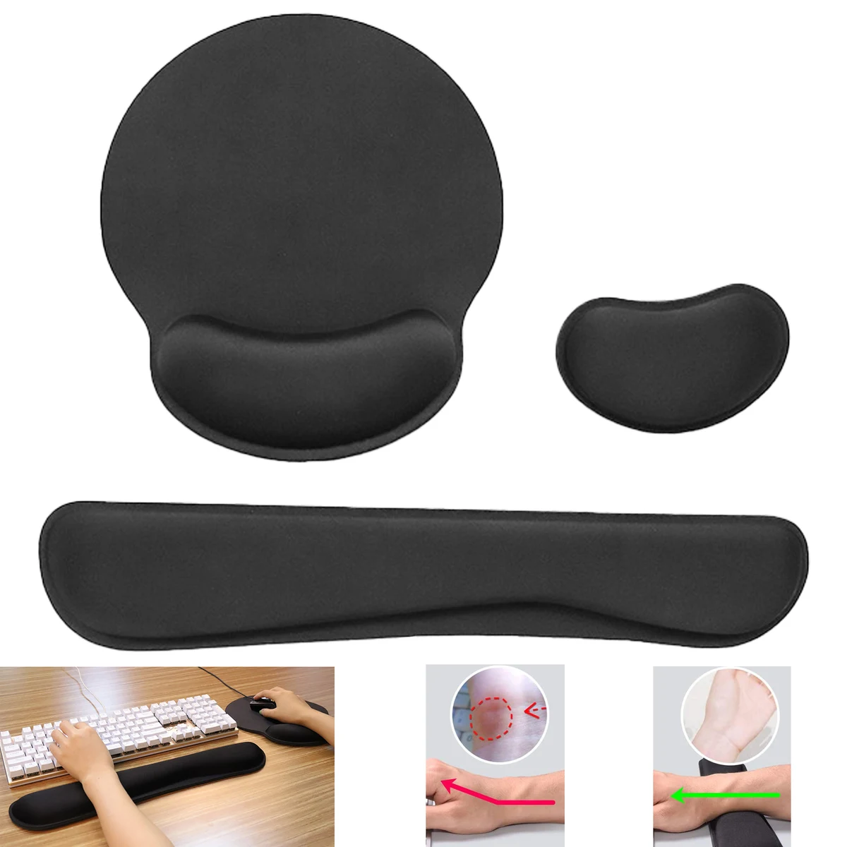 Keyboard Wrist Rest Pad Suit 1