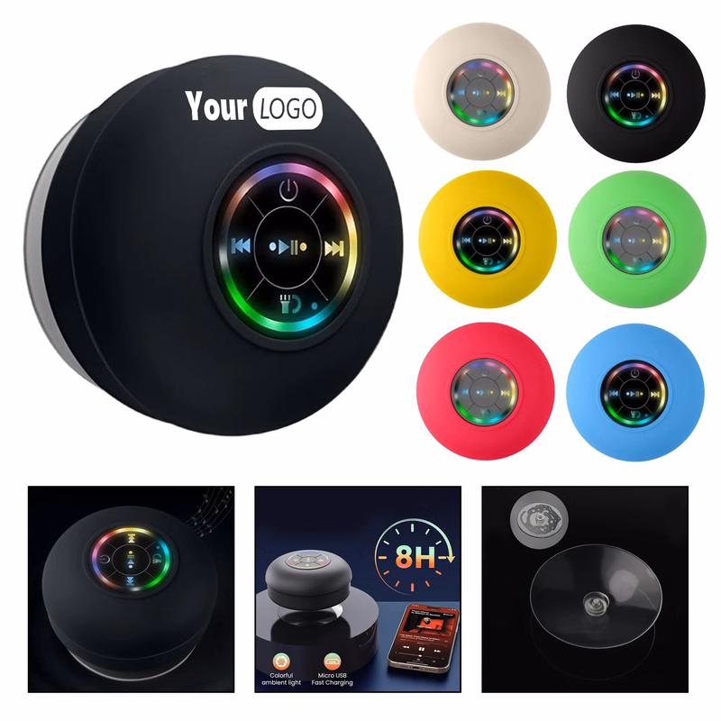 Waterproof Wireless Speaker With Suction Cup
