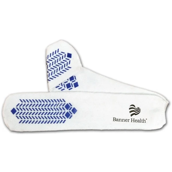 Blue Slip Resistant Hospital Socks 1