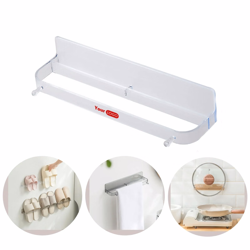 Plastic Bathroom Non Perforated Slipper Rack