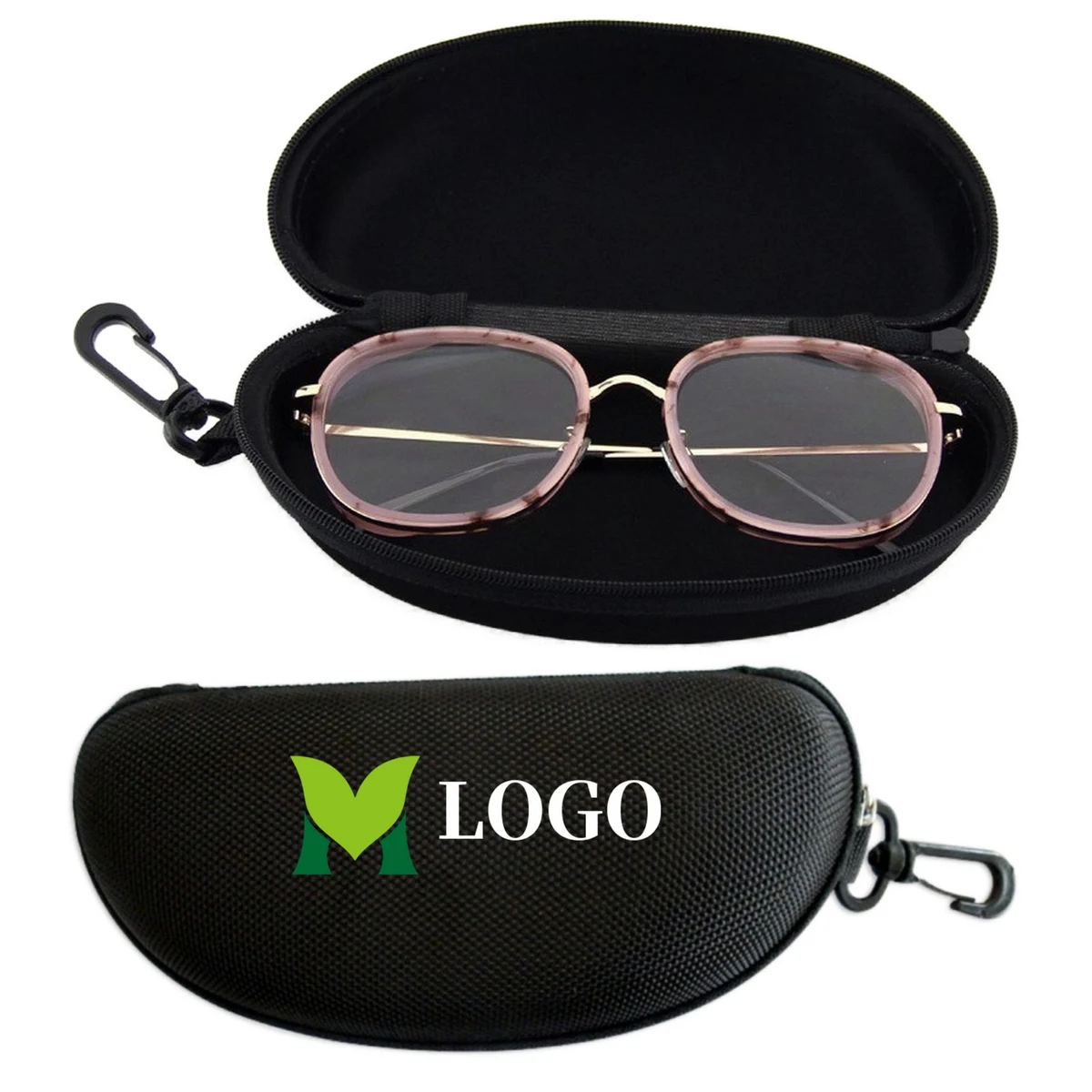 Portable Zipper Sunglasses Hard Case Eyes Glasses Box Bag 1