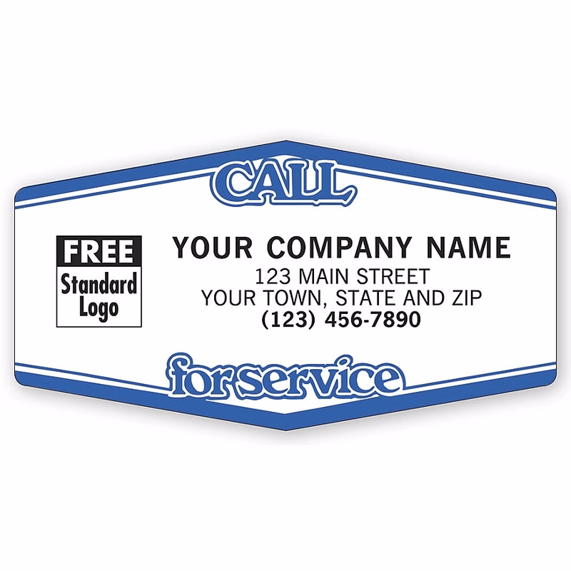 Tuff Shield Labels, Call For Service