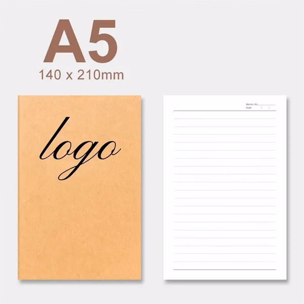 A5 Kraft Paper Notebook for Office, School and Events
