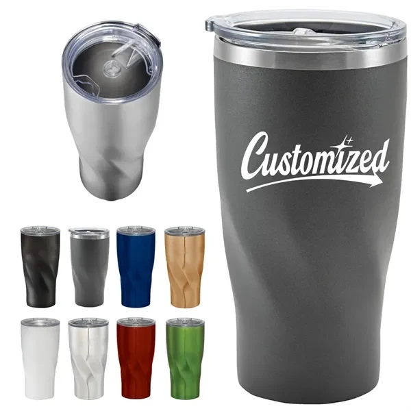 Custom 20oz Stainless Steel Twist Tumbler Double-Wall Insulation — Executive Drinkware 1