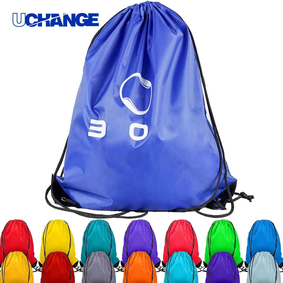 Waterproof 210D Polyester Travel Drawstring Backpack Organizer 1