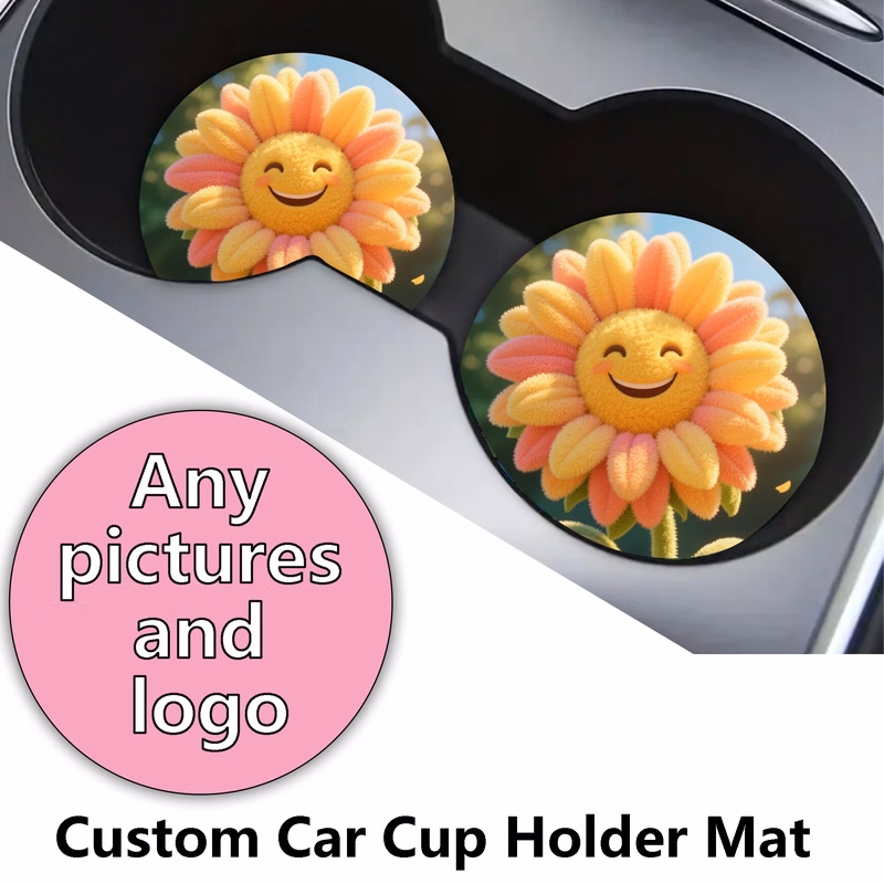 Personalized Waterproof Car Coasters
