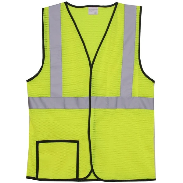 Polyester Yellow Mesh Safety Vest SV130 1
