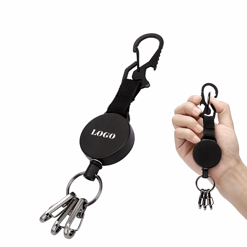 Retractable Keychain Carabiner Key Holders