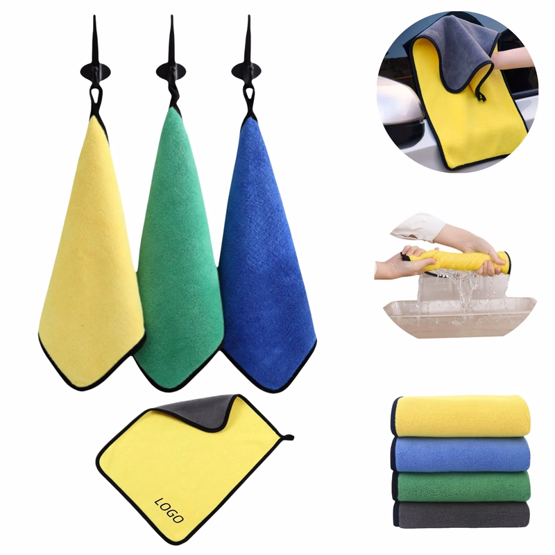 Coral Fleece Thickened Absorbent Car Washing Towel