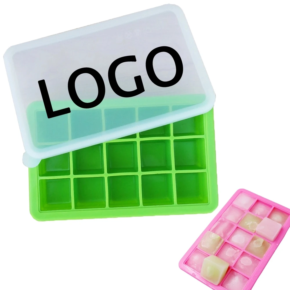 Custom Silicone Baby Food Storage & Ice Cube Freezer Tray 1
