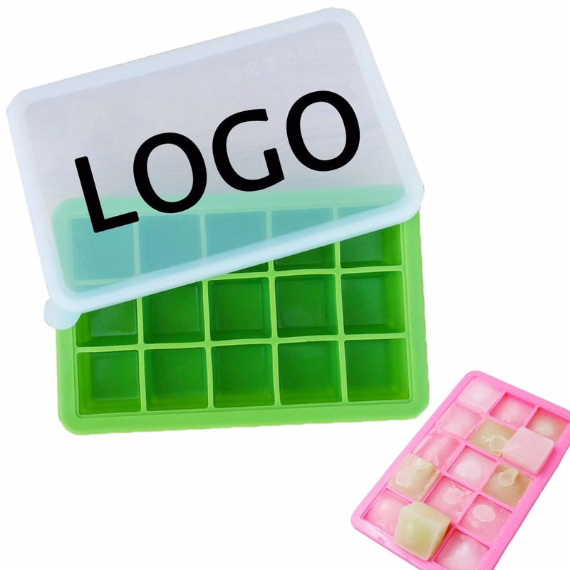 Custom Silicone Baby Food Storage & Ice Cube Freezer Tray