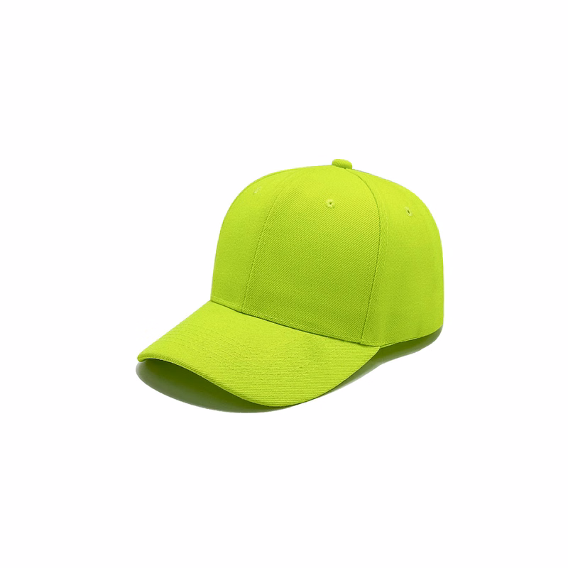 Structured Cotton Adjustable Six Panel Baseball Cap