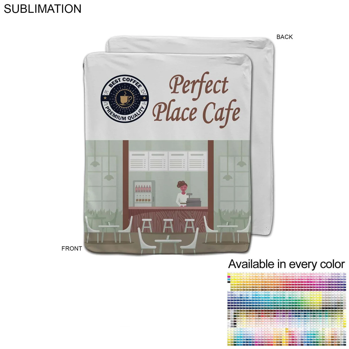 Patio, Outdoor Blanket in soft Microfleece, 50x60, Wrap Around Blanket 1