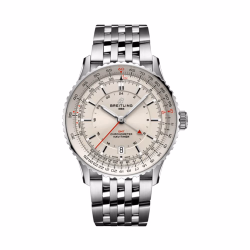 Breitling Navitimer Automatic GMT 41 Stainless Steel Watch