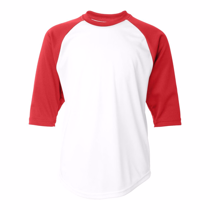 Youth B-Core Three-Quarter Sleeve Baseball T-Shirt - 2133