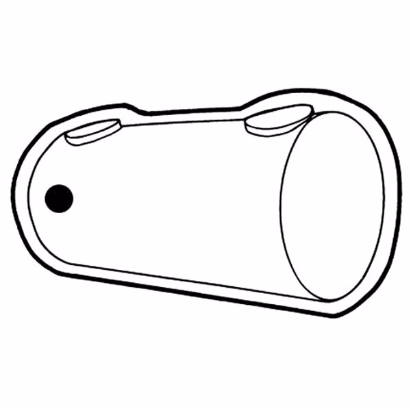Tank Outline Key Tag - Spot Color
