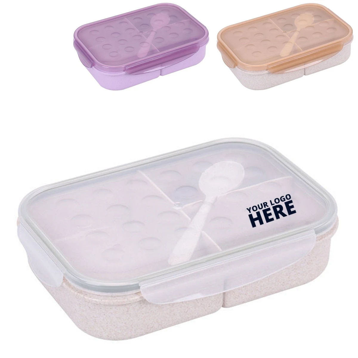Natural Wheat Fiber Lunch Box 1