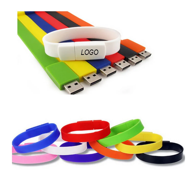 4 GB Silicone Wrist Band With USB Drive 1