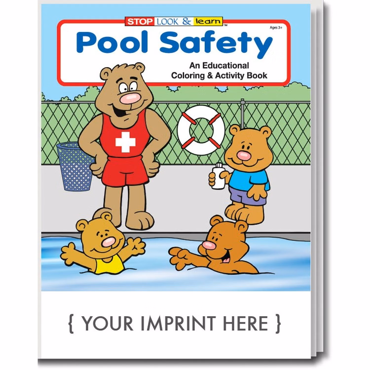 COLORING BOOK - Pool Safety Coloring & Activity Book