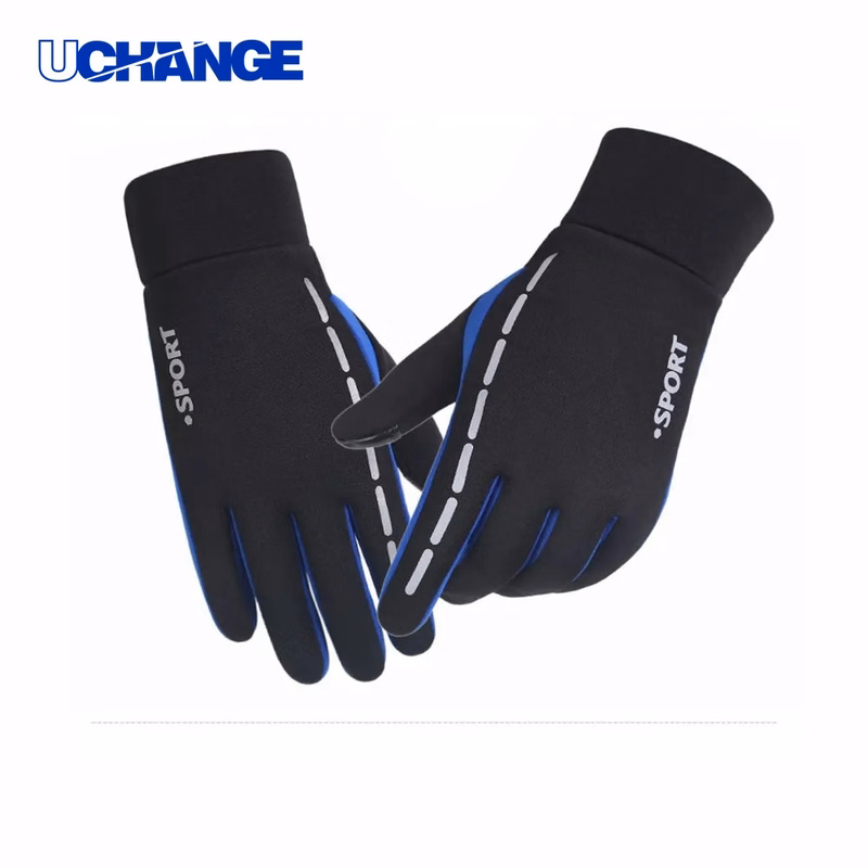 Reflective Touchscreen Gloves for Night Safety and Outdoor Use
