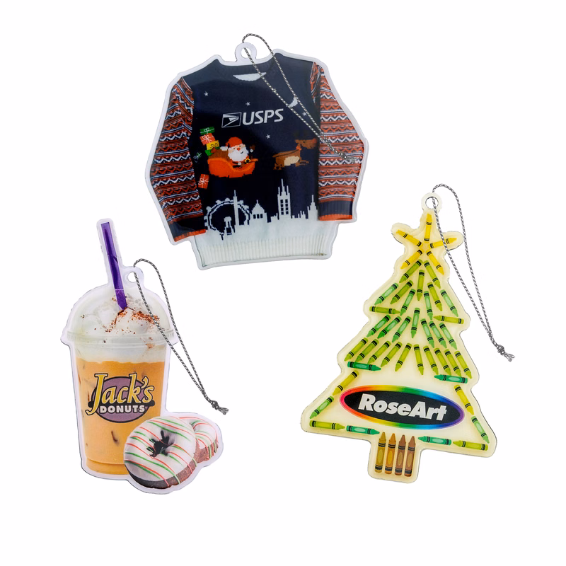 Custom Litho Holiday Ornament (2")