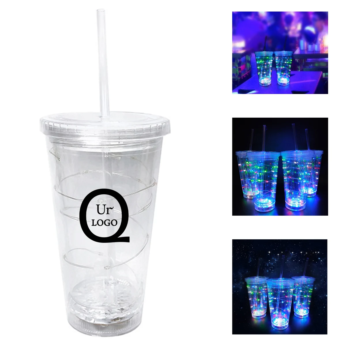 16.9Oz Lamp String Luminous Cup 1