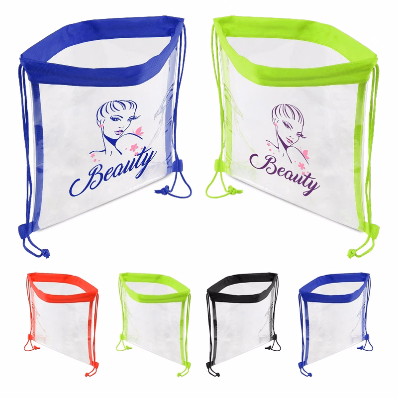 Clear Drawstring Bag (12" X 12")