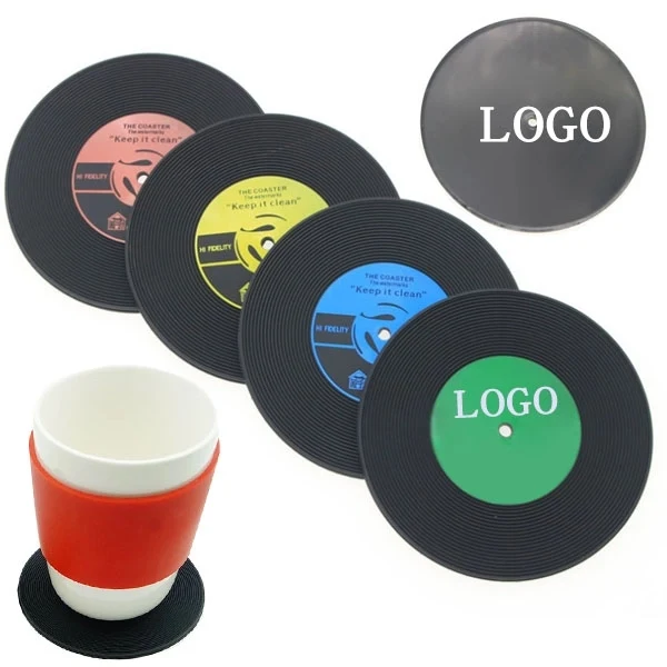 Vinyl Record Drink Coasters 1
