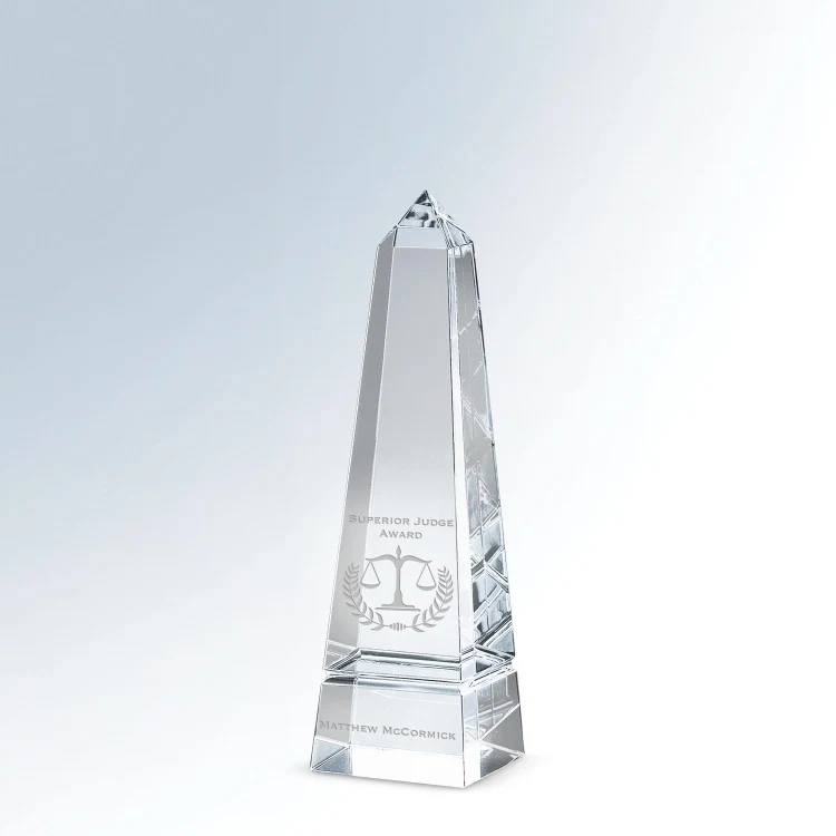 Olander Obelisk Crystal Award 1