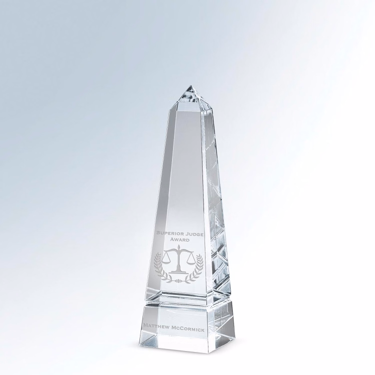Olander Obelisk Crystal Award