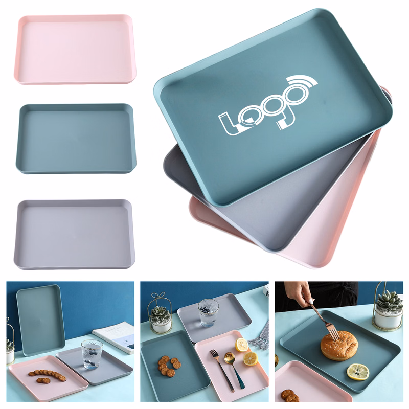 Simple and Elegant Nordic Rectangular Tray for Snacks and Tea