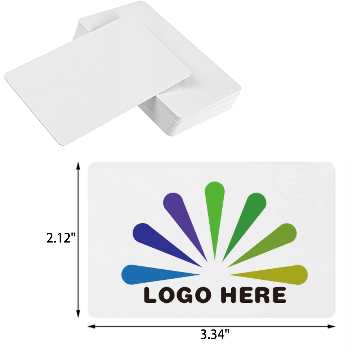 Lightweight PVC Plastic ID Card 1