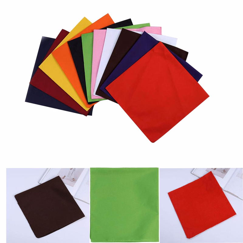 Large Multifunctional Square Cotton Classic Bandanas