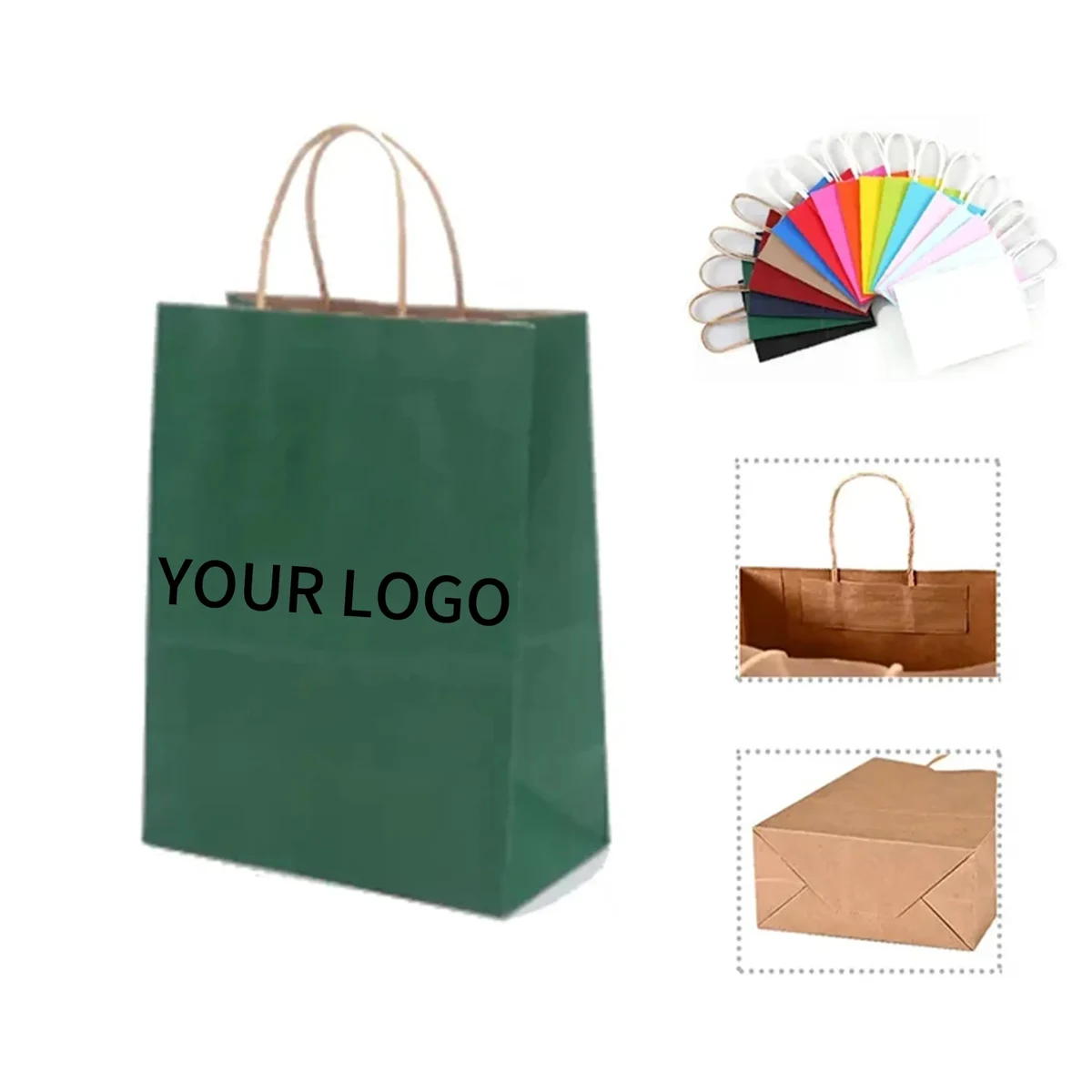 Kraft Tote Bag 5.9x8.3 Inch 1